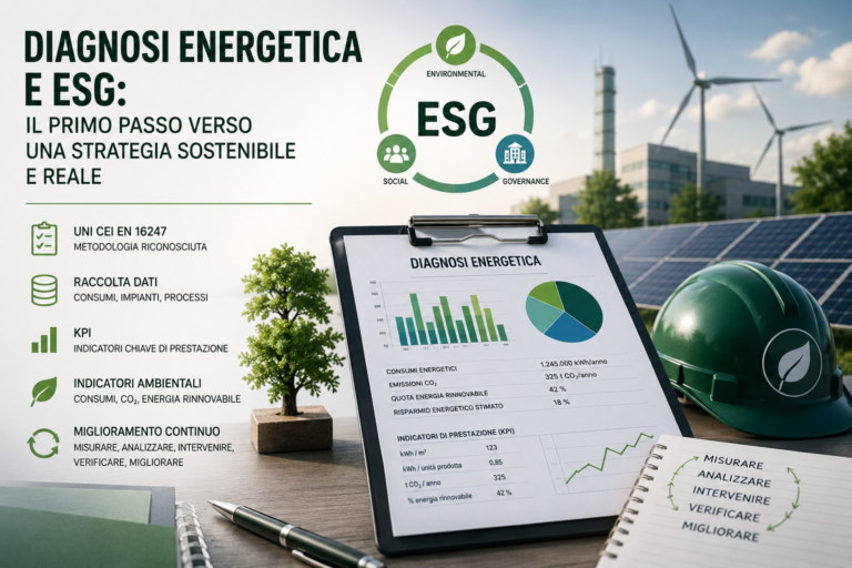 Perché una diagnosi energetica è il primo passo per un piano ESG reale