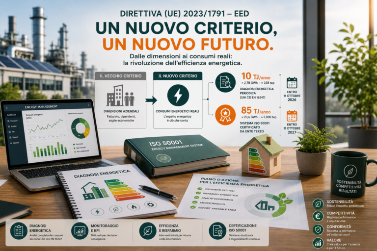 ISO 50001 e nuovi obblighi energetici: la rivoluzione che cambia le regole per le imprese italiane